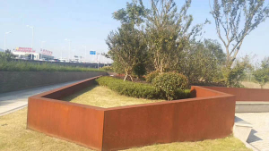 昌洒镇耐候钢挡土墙
